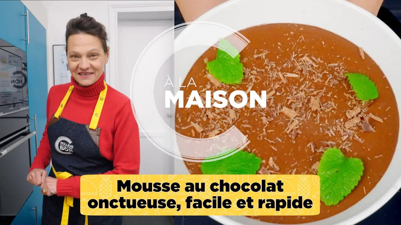 Recette de la mousse au chocolat onctueuse, facile et rapide