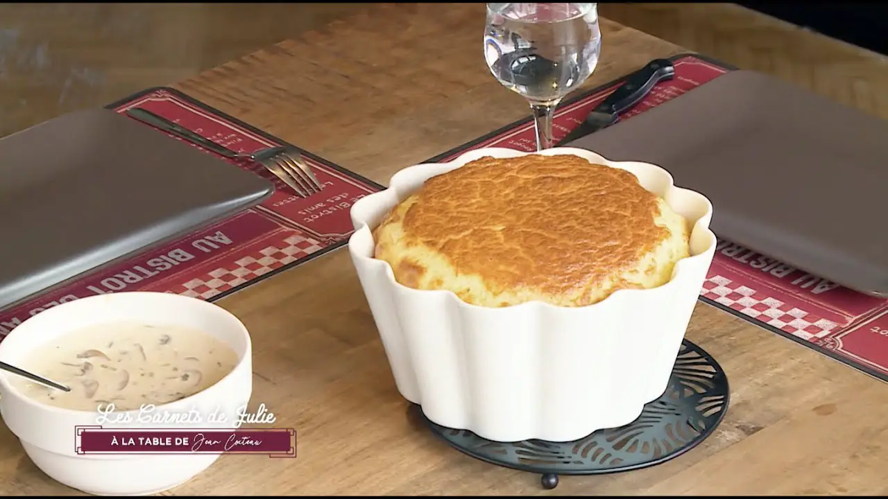 Soufflé au jambon et au fromage de Jean Cocteau par Anne-Gaële- Les Carnets de Julie