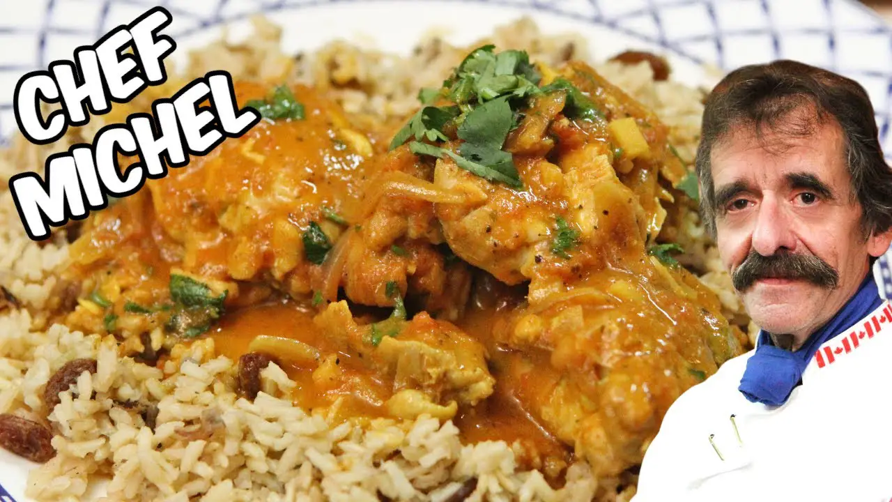 Curry de poulet au lait de coco