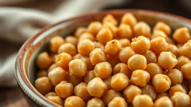 Bol de pois chiches cuits pour recette de pois chiches