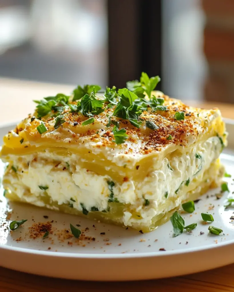 Assortiment de lasagnes courgette chèvre aux noix, tomates séchées et épinards dans des plats variés