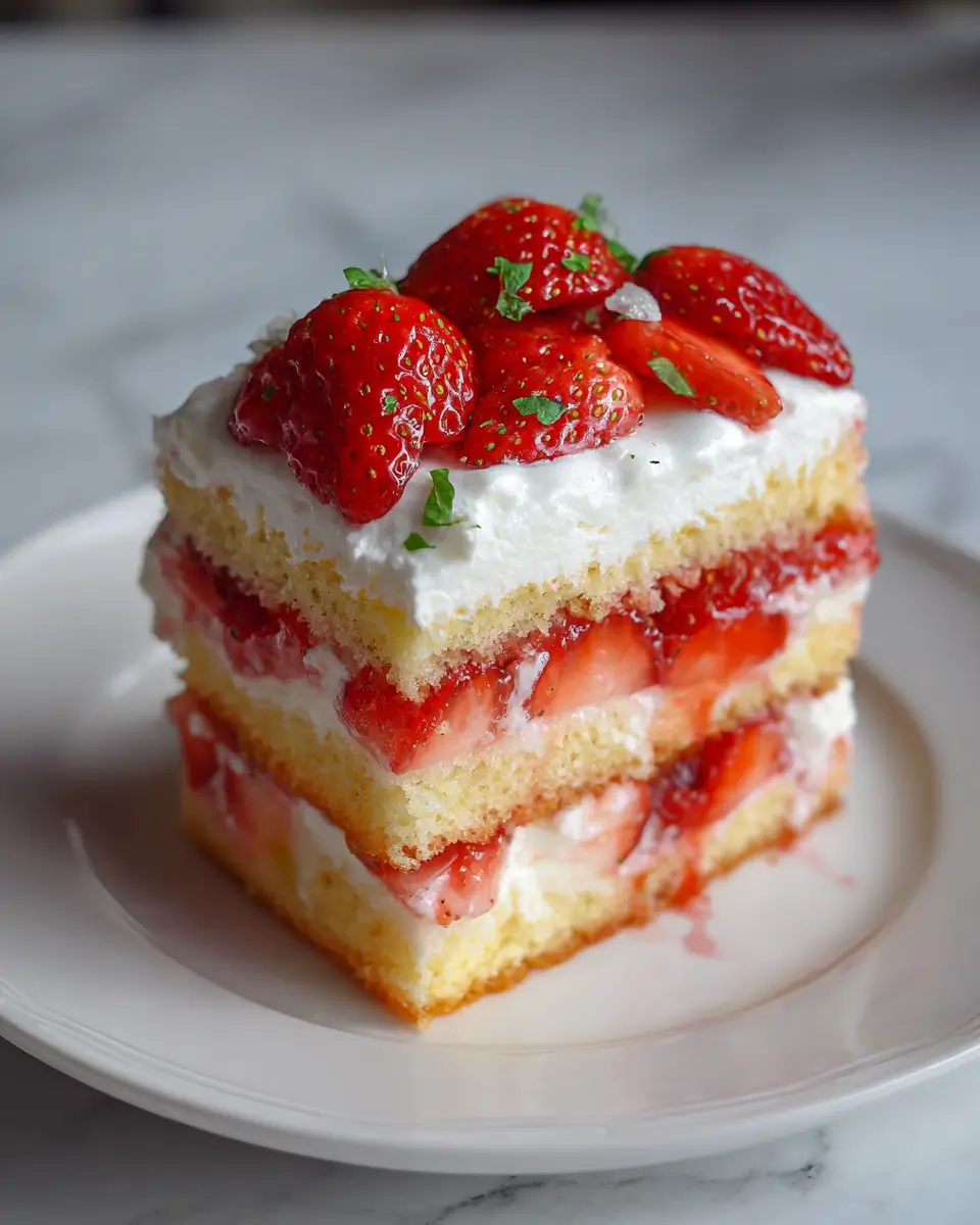 Recette fraisier classique avec génoise, crème mousseline et fraises fraîches