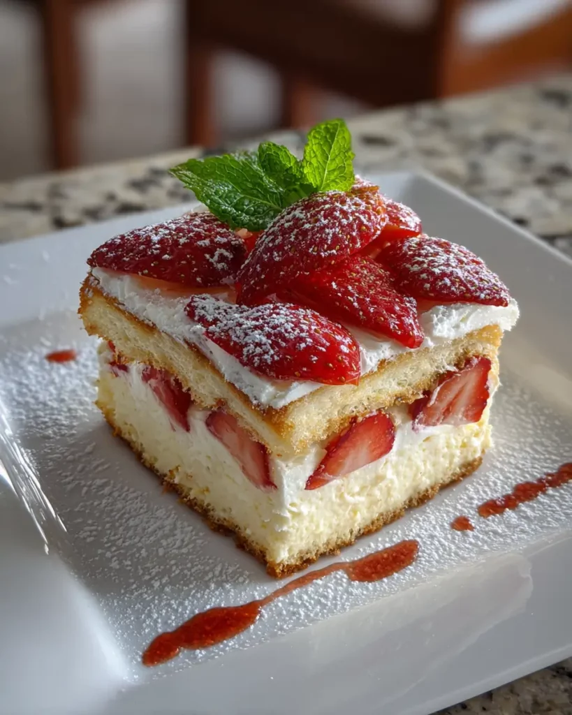 Ingrédients frais pour réaliser un fraisier mascarpone maison