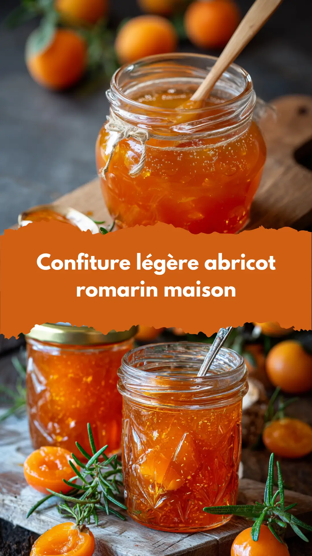 Confiture légère abricot romarin : une touche d’été aromatique