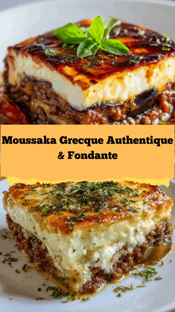 Moussaka Grecque Authentique & Fondante