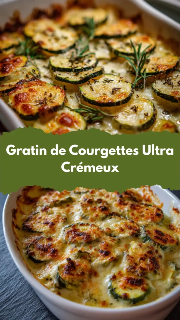 Gratin de Courgettes Ultra Crémeux