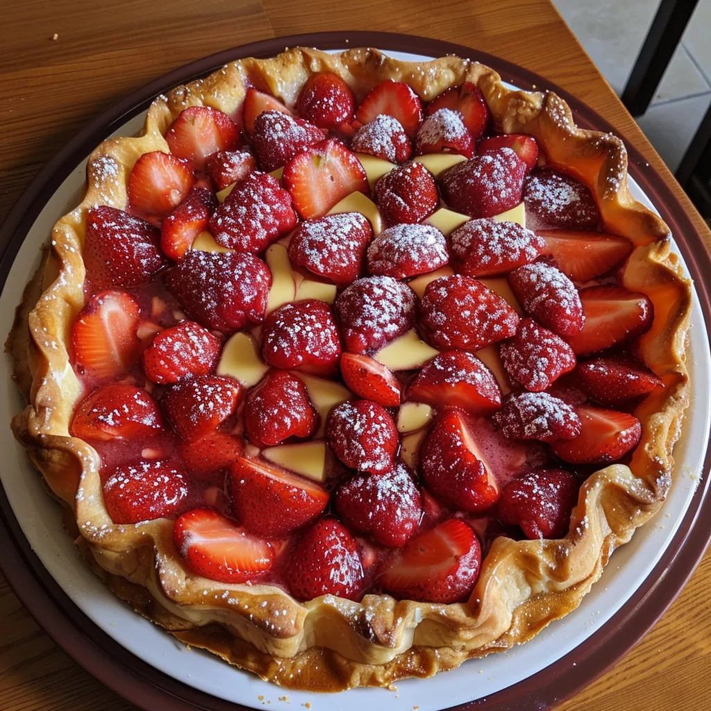 Tarte aux fraises classique