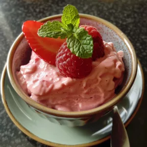 Mousse à la fraise